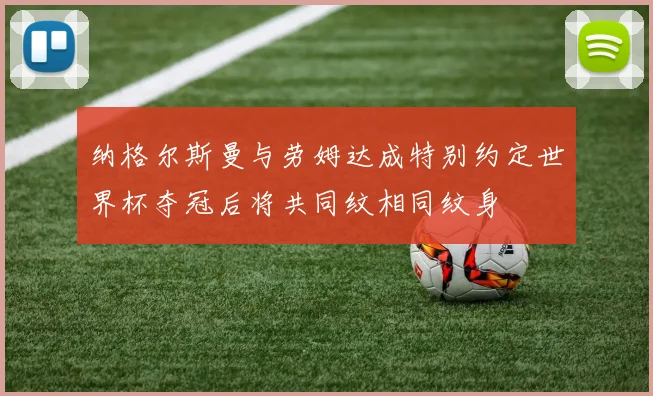 纳格尔斯曼与劳姆达成特别约定世界杯夺冠后将共同纹相同纹身